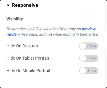 Elementor advanced responsive - Elementor教程:Advanced高级设置详解 Elementor advanced responsive