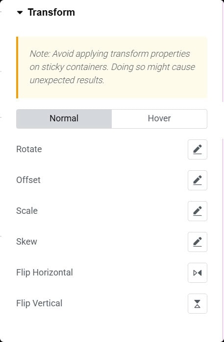 elementor advanced transform - Elementor教程:Advanced高级设置详解 elementor advanced transform