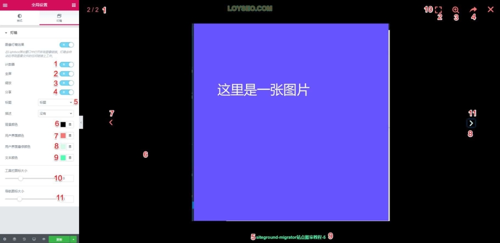 elementor lightbox 1 1 - Elementor的全局樣式與設置 Elementor的全局樣式與設置
