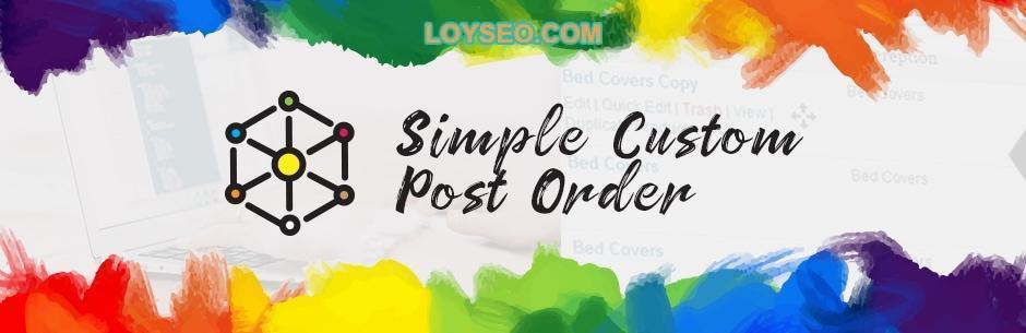 simple custom post order