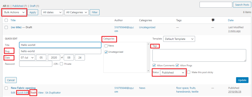wordpress all posts - 如何在Wordpress中發佈和管理文章? 【視頻】 wordpress all posts