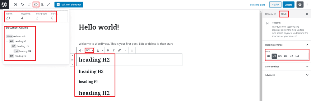 wordpress gutenburg heading block - 如何在Wordpress中發佈和管理文章? 【視頻】 wordpress gutenburg heading block