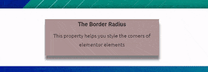 如何在Elementor中给图片、标题、栏目添加边框半径border radius，即圆角效果