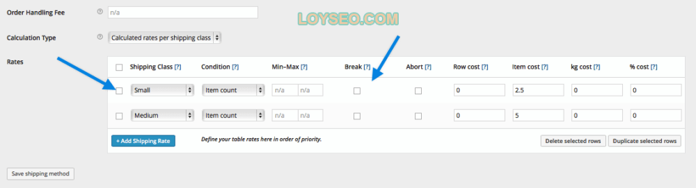 Table Rate Merging Shipping Example 4 - 如何配置WooCommerce運費費率表Table Rate Shipping 如何配置運費費率表Table Rate Shipping