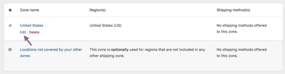 trs editshippingzone - 如何配置WooCommerce運費費率表Table Rate Shipping 如何配置運費費率表Table Rate Shipping