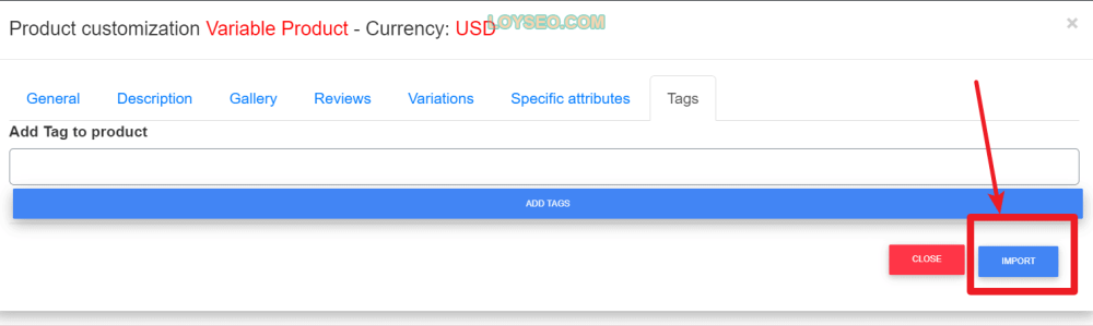 wooshark aliexpress to woocommerce 23 - 如何從速賣通(AliExpress)快速導入產品到WooCommerce商店 如何從速賣通(AliExpress)快速導入產品到WooCommerce商店