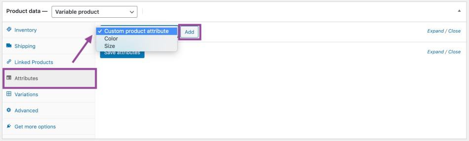 custom attribute - WooCommerce如何添加可变产品 custom attribute - WooCommerce如何添加可变产品