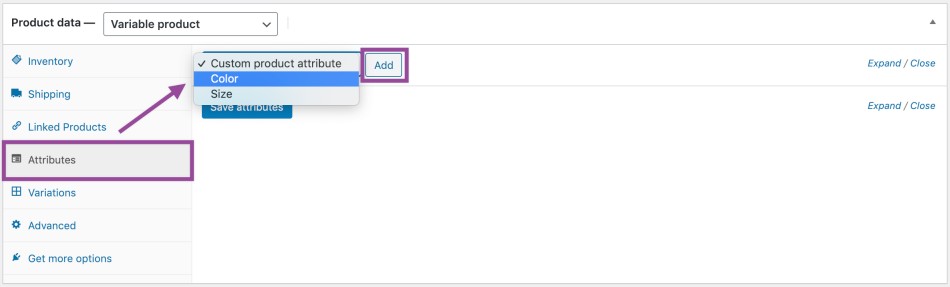 global attribute - WooCommerce如何添加可变产品 global attribute - WooCommerce如何添加可变产品