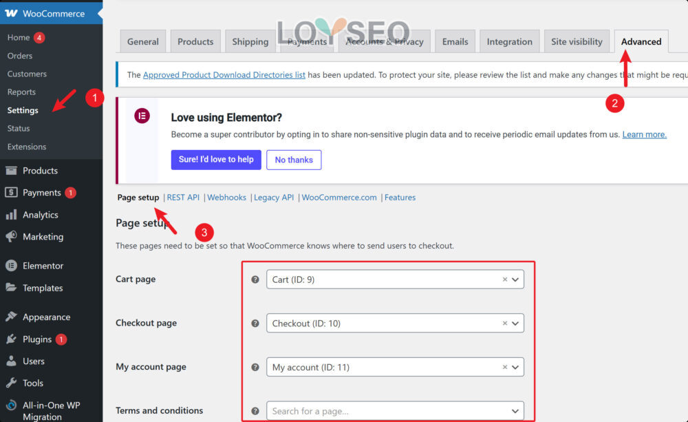 woocommerce setting page setup - WordPress页面教程 WordPress页面教程