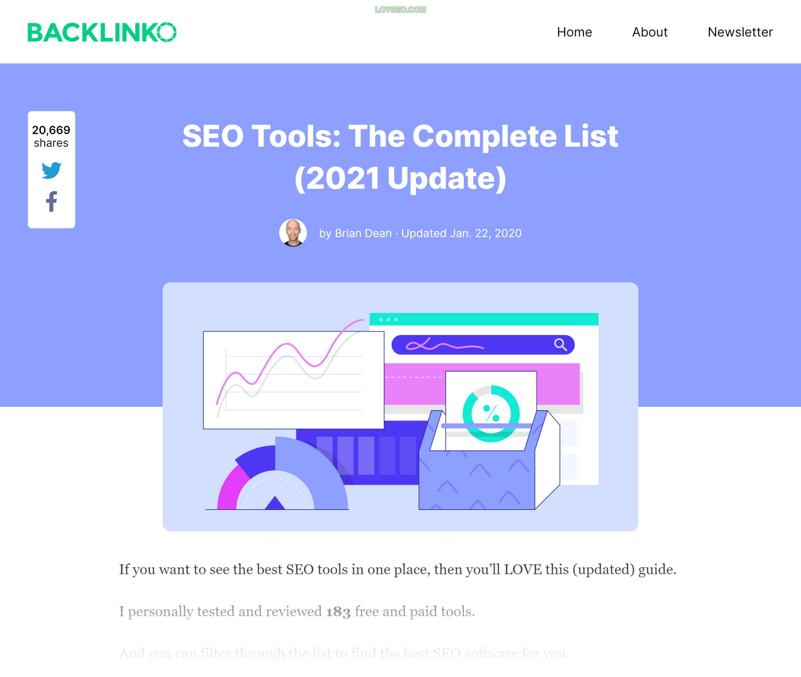 Backlinko – SEO tools