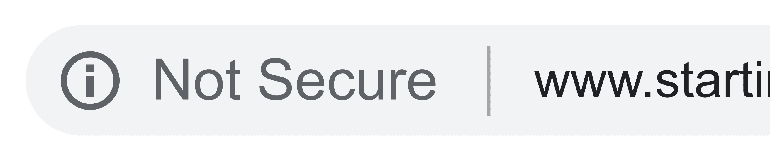 Not-secure website