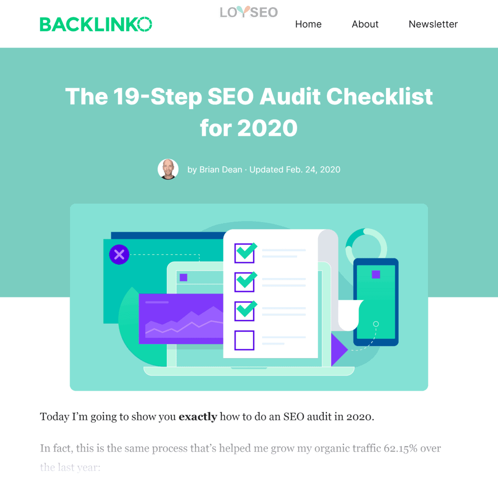 backlinko seo site audit post - SEO友好型网页设计 Backlinko – SEO Site Audit Post