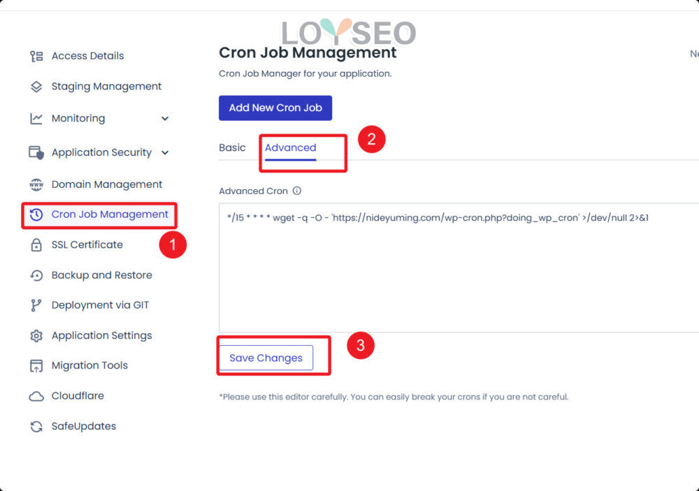 cloudways application advanced cron - Cloudways主机教程(含3个月7折优惠码、赠建站教程或主题插件) Cloudways主机教程(含3个月7折优惠码、赠建站教程或主题插件)
