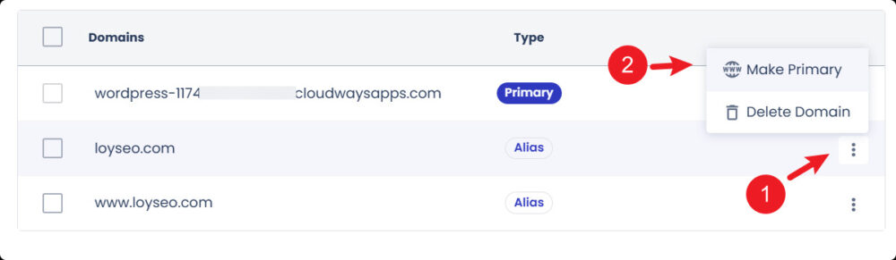 cloudways domain management 4 - Cloudways主机教程(含3个月7折优惠码、赠建站教程或主题插件) Cloudways主机教程(含3个月7折优惠码、赠建站教程或主题插件)
