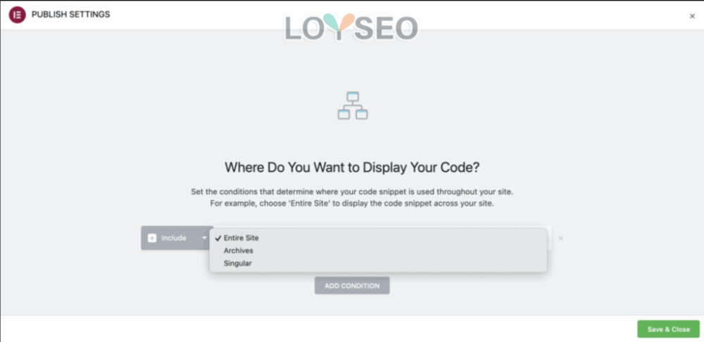 elementor custom code condition - Elementor自訂代碼教學 (PRO) elementor custom code condition