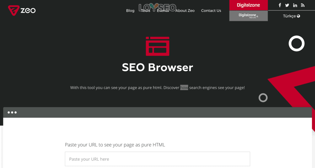 ZEO SEO browser