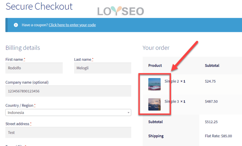 woocommerce product image checkout page 1024x619 1 - WooCommerce:在結帳頁面上顯示產品圖片 woocommerce product image checkout page 1024x619 1