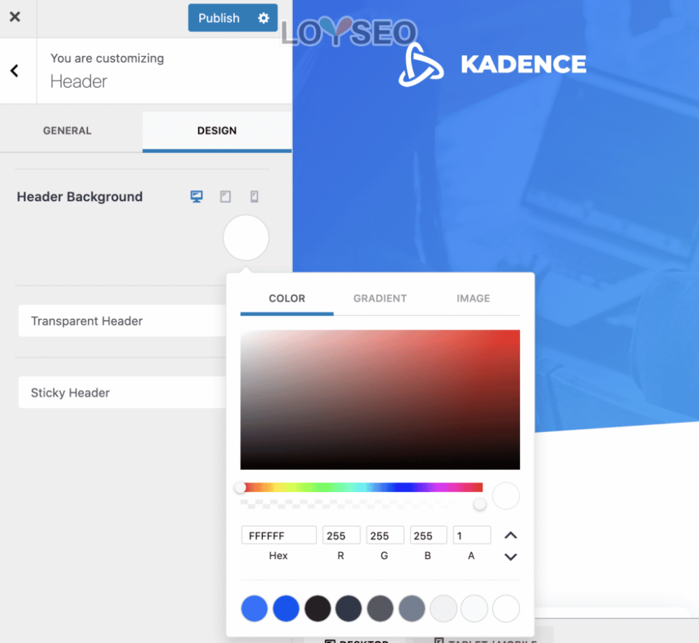 how to customize the kadence header - Kadence主題如何製作網站頁頭 Kadence主題如何製作網站頁頭
