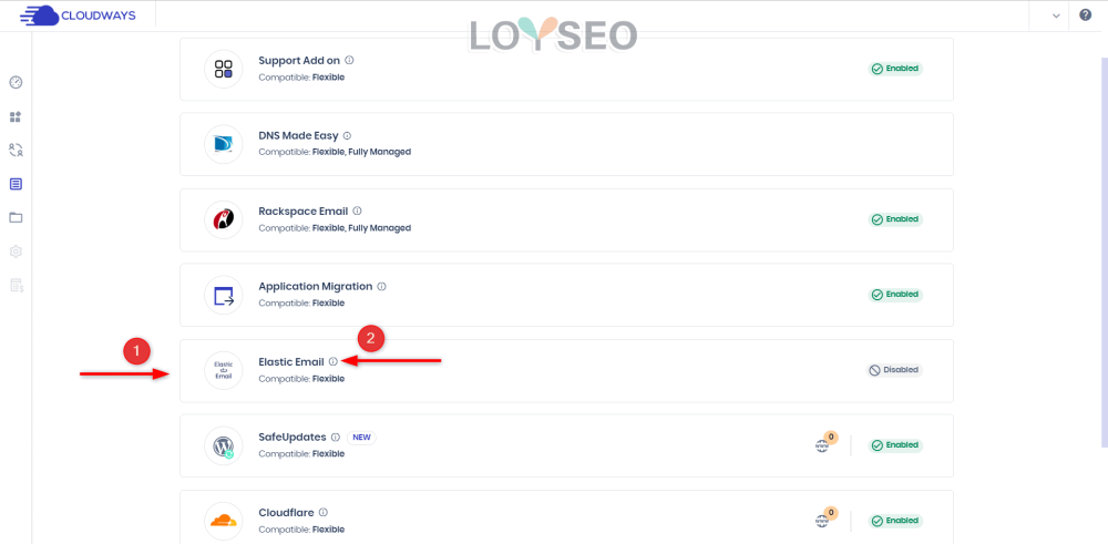cloudways elastic email addon 15 - 在Cloudways中配置Elastic Email擴展,用以在網站中發送通知、交易、行銷類郵件 在Cloudways中配置Elastic Email擴展,用以在網站中發送通知、交易、行銷類郵件