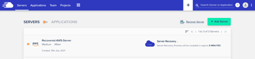 recover a deleted application or server 7 - Cloudways主机:如何恢复被删除的网站或服务器 Cloudways主机:如何恢复被删除的网站或服务器