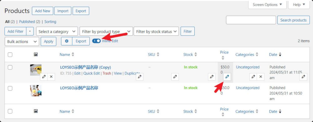 admin columns inline edit - Admin Columns:如何在列表中快速编辑内容 Admin Columns:如何在列表中快速编辑内容
