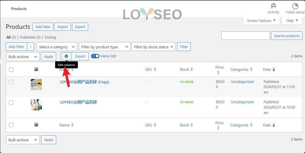 admin columns inline edit setting - Admin Columns:如何在列表中快速编辑内容 Admin Columns:如何在列表中快速编辑内容