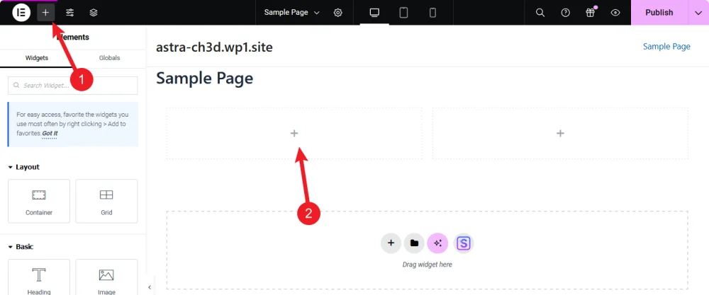 add elementor widgets - Elementor教學:編輯器入門常識12條 Elementor教學:編輯器入門常識12條