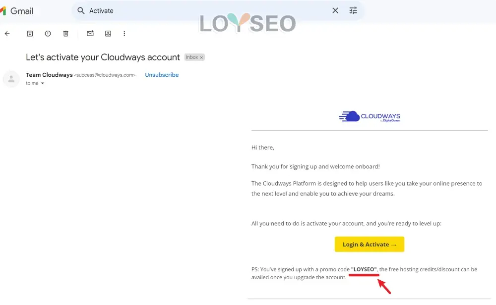 cloudways activate email - -30% Cloudways优惠码,长期有效(2025年更新) -30% Cloudways优惠码,长期有效(2024年更新)
