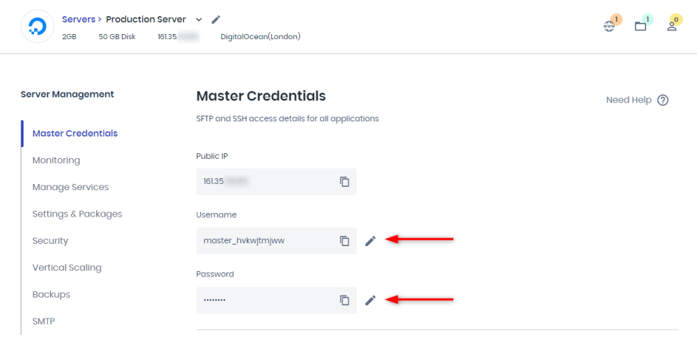 cloudways server master credentials - Cloudways:如何用FTP连接到你的网站 Cloudways:如何用FTP连接到你的网站